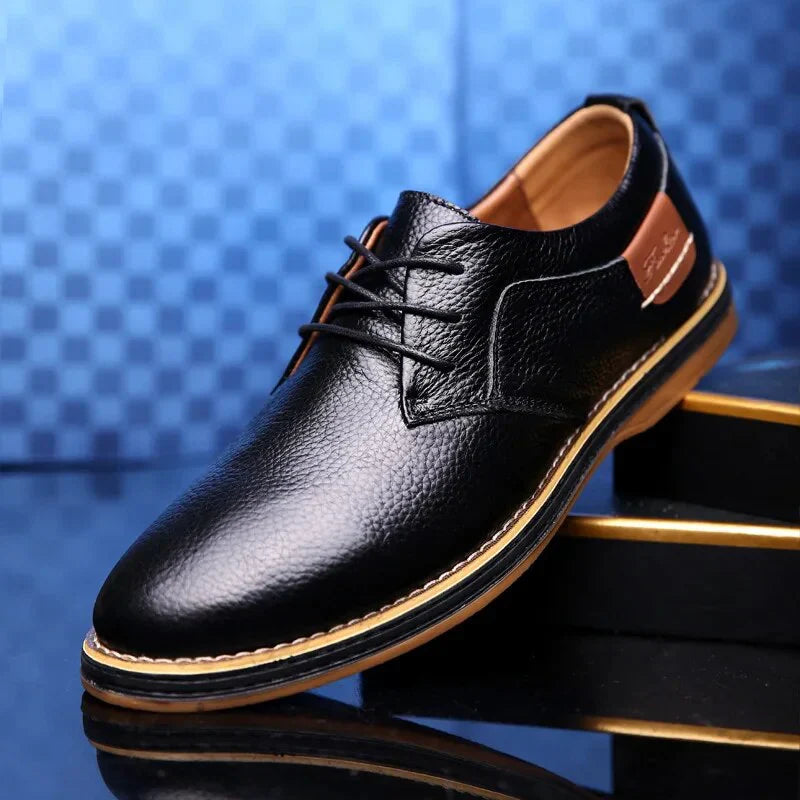 Lucas Wellington Classic Leather Oxfords