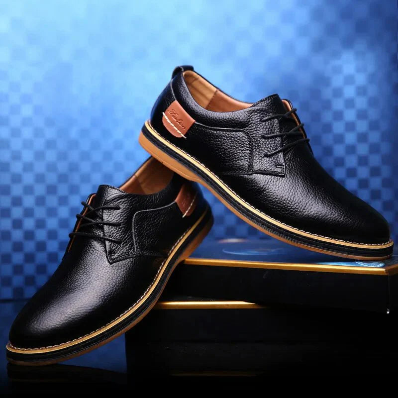 Lucas Wellington Classic Leather Oxfords