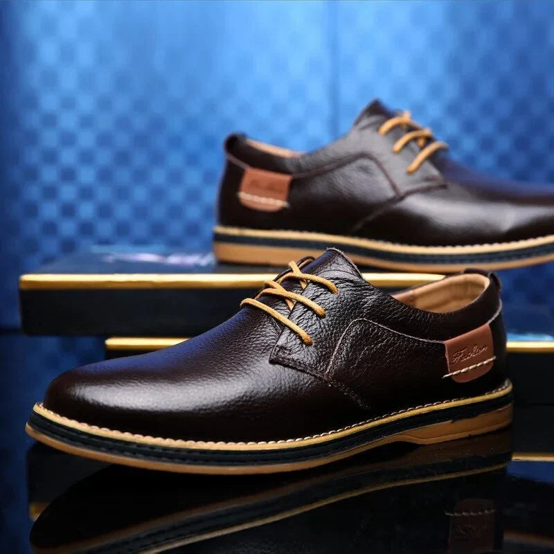 Lucas Wellington Classic Leather Oxfords