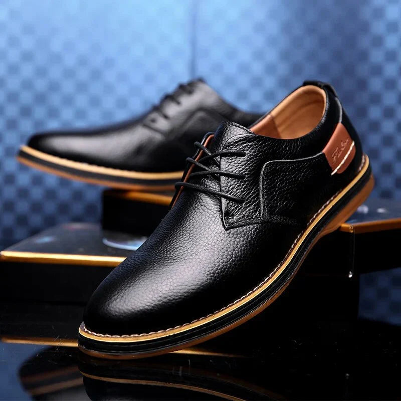 Lucas Wellington Classic Leather Oxfords