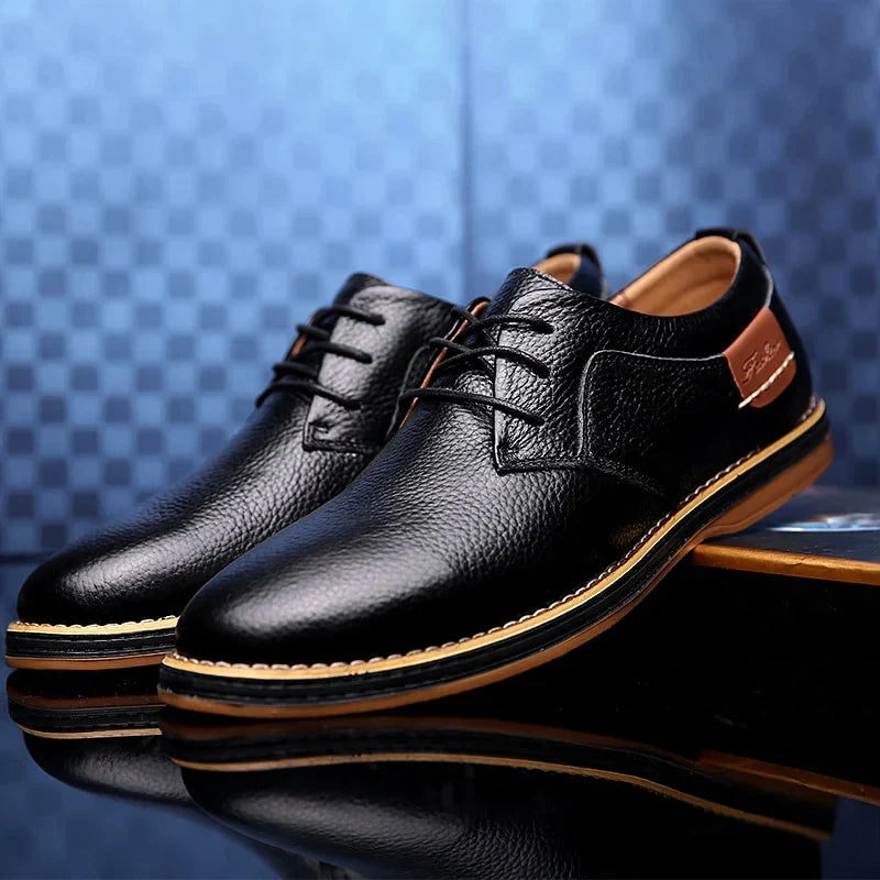 Lucas Wellington Classic Leather Oxfords