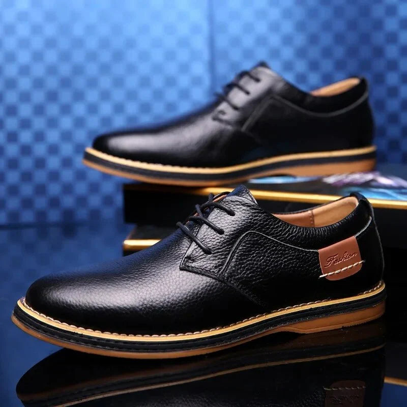 Lucas Wellington Classic Leather Oxfords