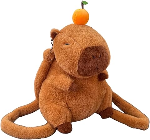 Adorable Capybara Plush Backpack