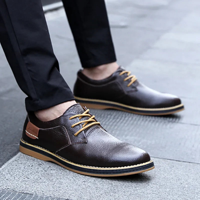 Lucas Wellington Classic Leather Oxfords