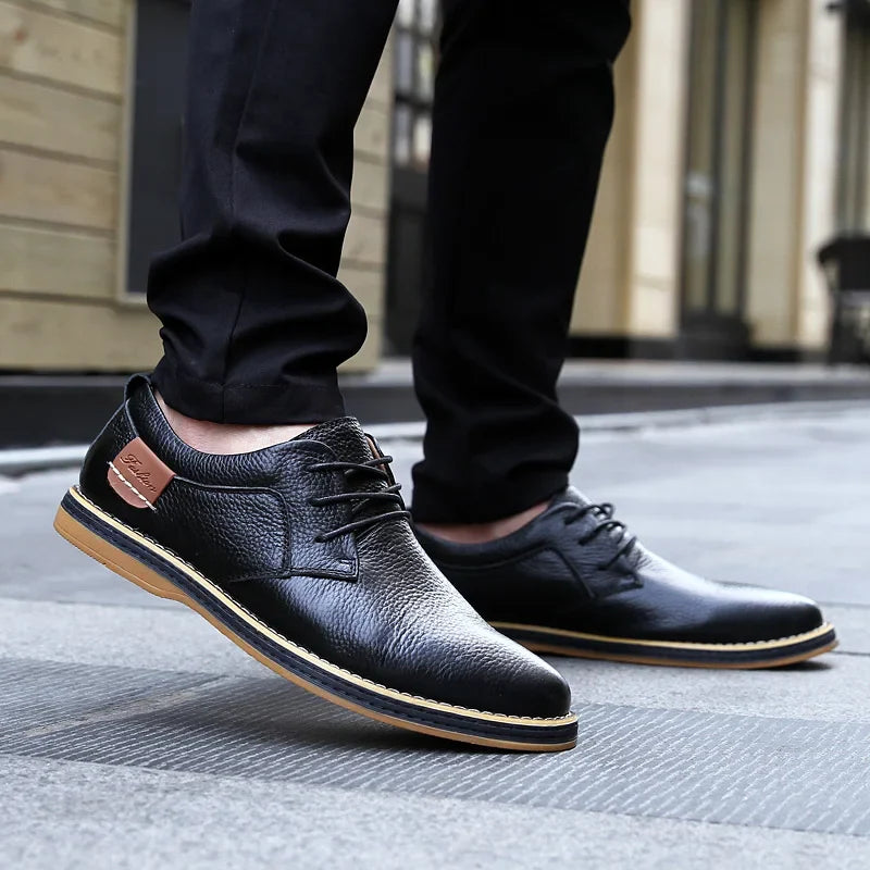 Lucas Wellington Classic Leather Oxfords