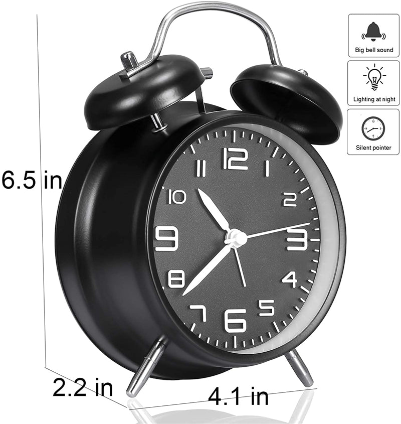 Classic Twin Bell Alarm Clock