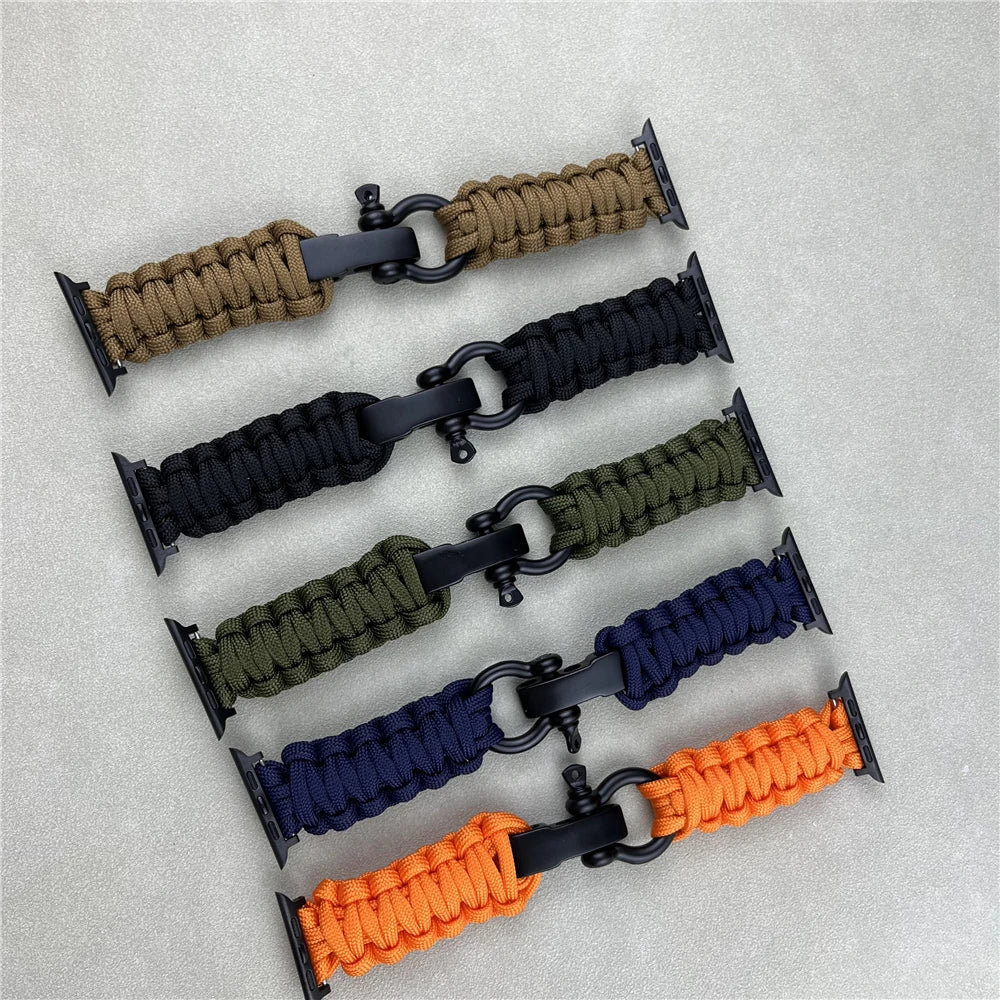 Ultra Rugged Paracord Apple Watch Band