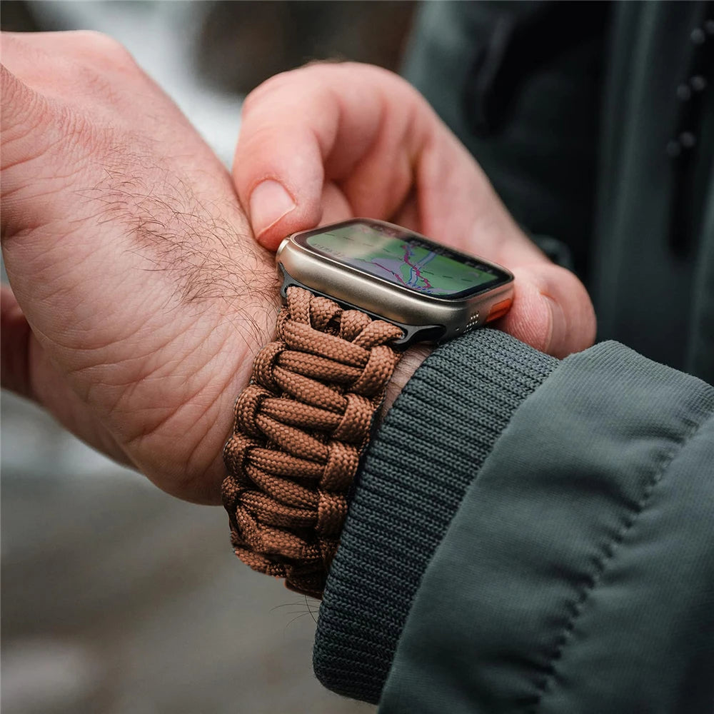 Ultra Rugged Paracord Apple Watch Band