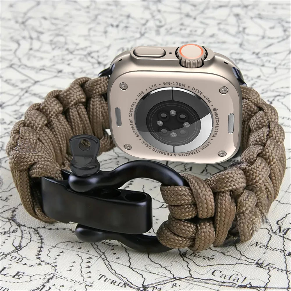 Ultra Rugged Paracord Apple Watch Band