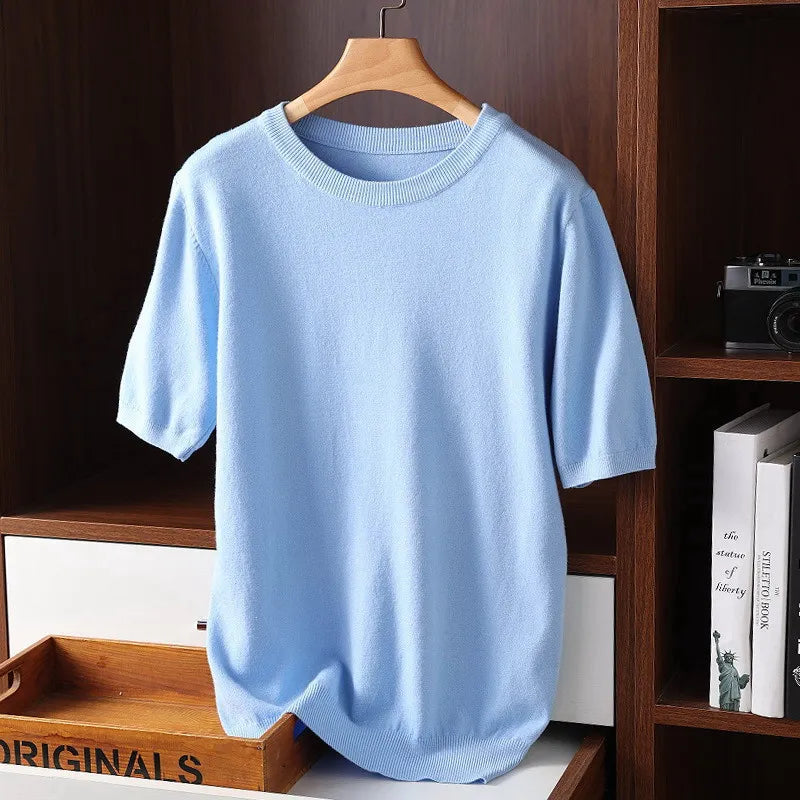 Men's Cashmere Knit Shirt