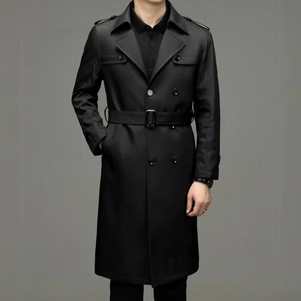 The Heritage Double-Breasted Trench Coat – Timeless Elegance, Modern Sophistication